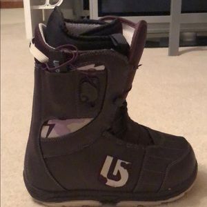 Women’s burton snow boarding boots size 7